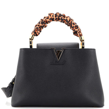 Louis Vuitton Capucines Scrunchie Handle Bag Leather MM