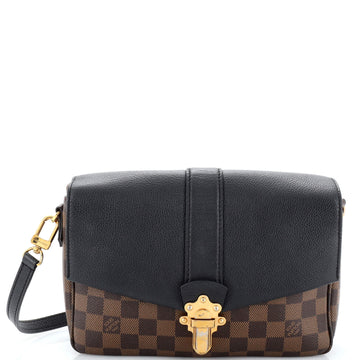 Louis Vuitton Clapton Handbag Damier and Leather PM