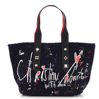 Christian Louboutin Frangibus Tote Printed Canvas Medium