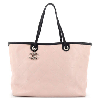 Chanel Fever Tote Quilted Caviar XL