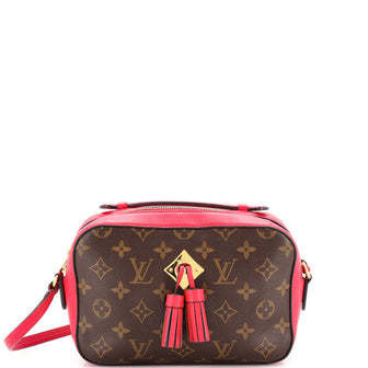 Louis Vuitton Saintonge Handbag Monogram Canvas with Leather