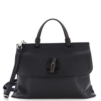 Gucci Bamboo Daily Top Handle Bag Leather Medium