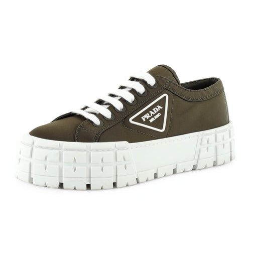 Prada Women's Double Wheel Platform Sneakers Nylon 222540
