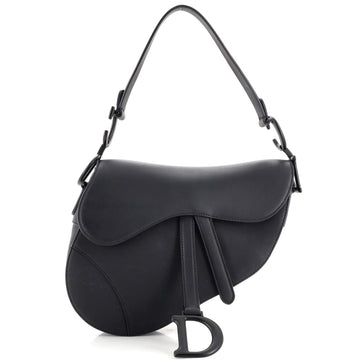 Christian Dior Ultra Matte Saddle Handbag Leather Medium