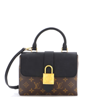 Louis Vuitton Locky Handbag Monogram Canvas with Leather BB