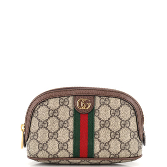 Gucci Ophidia Cosmetic Case GG Coated Canvas Medium