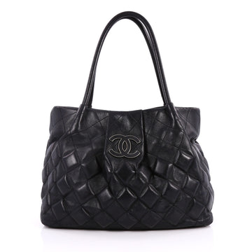 Chanel Sloane Square Tote 3D Quilted Calfskin Medium Black