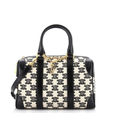 Celine Boston Bag	 Triomphe Canvas Small