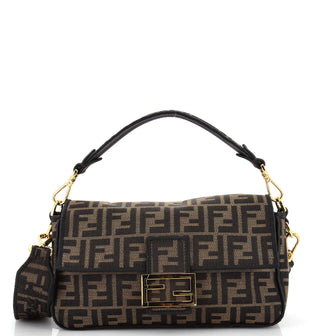 Fendi Baguette NM Bag Zucca Canvas Medium