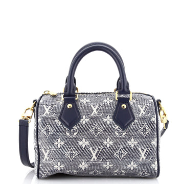 Louis Vuitton Speedy Bandouliere Bag Monoglam Jacquard Canvas 20