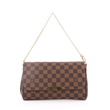 Louis Vuitton Favorite Handbag Damier MM Brown 2226001