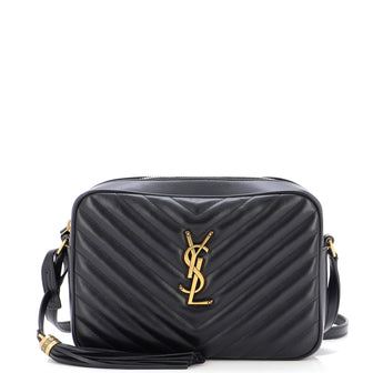 Saint Laurent Lou Camera Bag Matelasse Chevron Leather Small