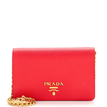 Prada Flap Crossbody Saffiano Leather Mini