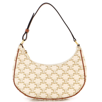 Celine Ava Bag Triomphe Coated Canvas