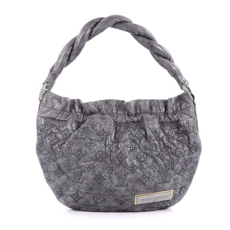Louis Vuitton Olympe Nimbus Handbag Limited Edition Monogram Lambskin PM Gray