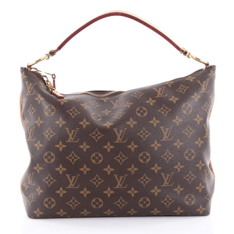 Louis Vuitton Sully Handbag Monogram Canvas PM Brown 2227101