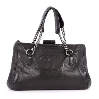 Chanel Perfect Day Tote Leather Large Black