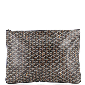 Goyard Senat Zip Pouch Coated Canvas GM