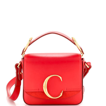 Chloe C Flap Bag Leather Mini