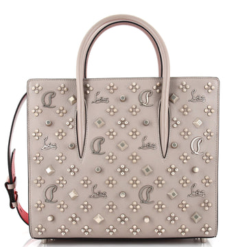 Christian Louboutin Paloma Tote Embellished Leather Medium