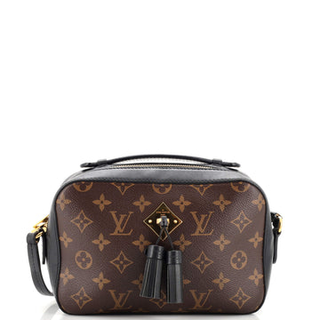 Louis Vuitton Saintonge Handbag Monogram Canvas with Leather