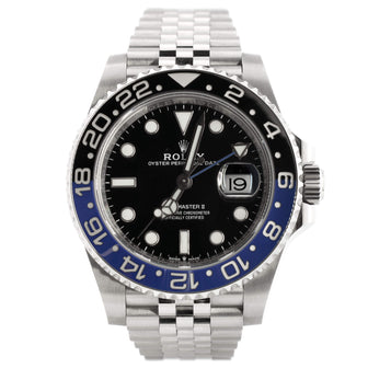Rolex Oyster Perpetual Date GMT-Master II Batgirl Automatic Watch Stainless Steel and Cerachrom 40