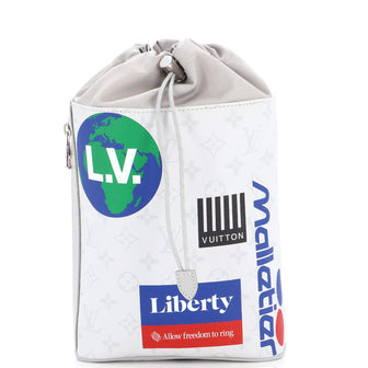 Louis Vuitton Chalk Sling Bag Monogram Logo Story White in Canvas