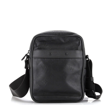 Louis Vuitton Danube Handbag Monogram Shadow Leather PM
