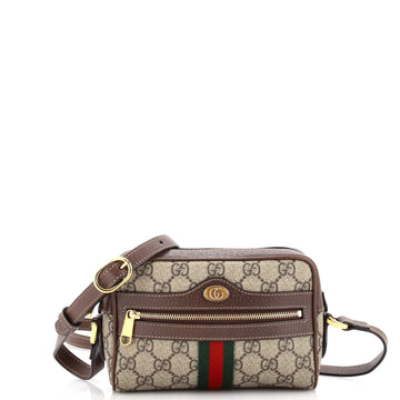 Gucci Ophidia Shoulder Bag GG Coated Canvas Mini