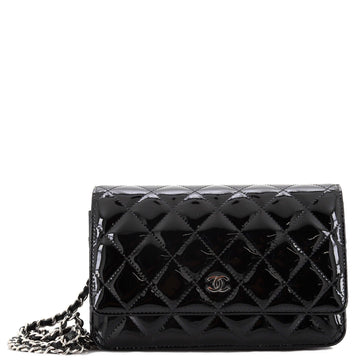 Chanel Wallet on Chain Quilted Patent