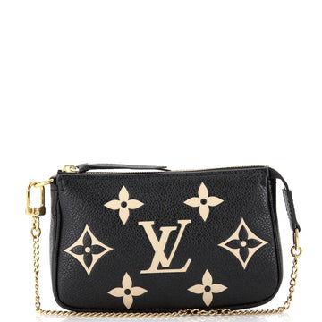 Louis Vuitton Pochette Accessoires Bicolor Monogram Empreinte Giant Mini