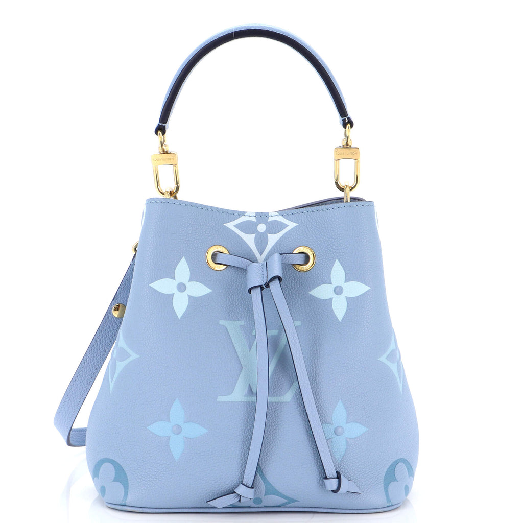 Louis Vuitton NeoNoe Handbag By The Pool Monogram Empreinte Giant BB Blue  222827142