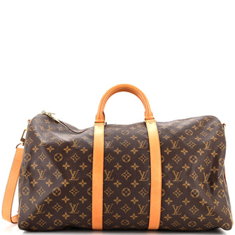 Louis Vuitton Keepall Bandouliere Bag Monogram Canvas 50