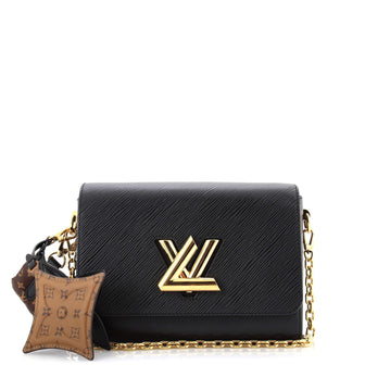 Louis Vuitton Pillow Twist Bag EPI Leather mm Black
