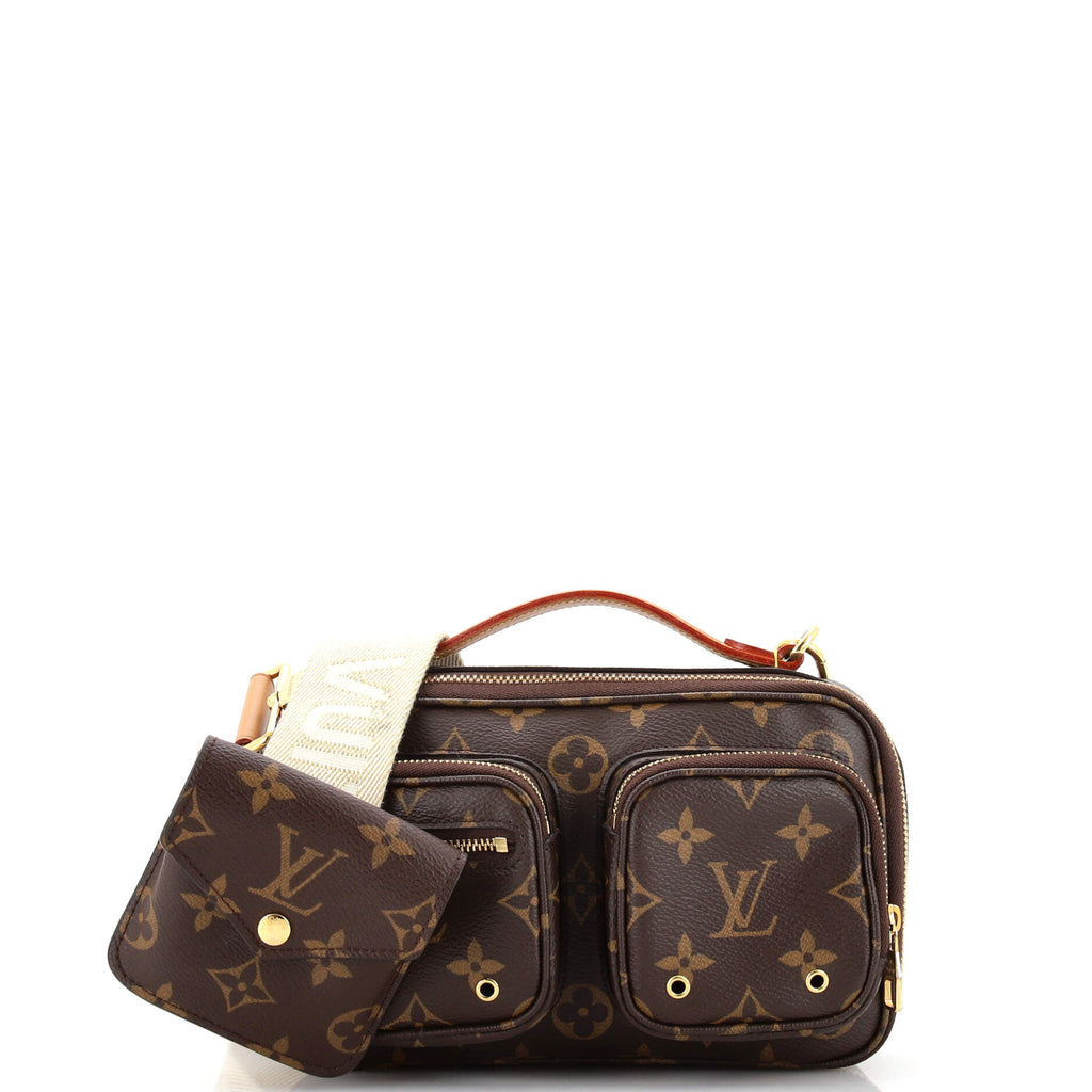 Croisé utility leather crossbody bag Louis Vuitton Brown in Leather -  32254038