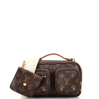 Louis Vuitton Utility Crossbody Bag Monogram Canvas Brown 22282759