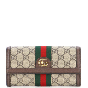Gucci Ophidia Continental Wallet GG Coated Canvas