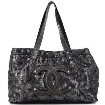 Chanel Hidden Sequins Tote Sequins Large