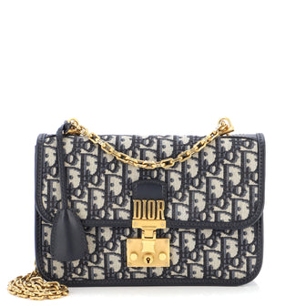 Christian Dior Dioraddict Flap Bag Oblique Canvas Medium
