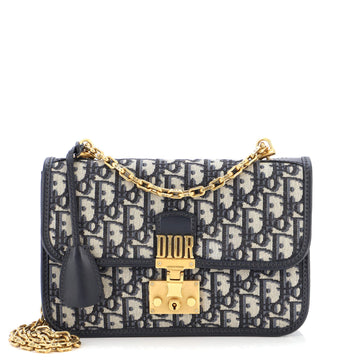 Christian Dior Dioraddict Flap Bag Oblique Canvas Medium