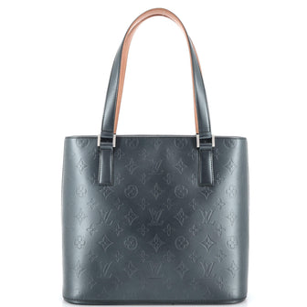 Louis Vuitton Mat Stockton Handbag Monogram Vernis