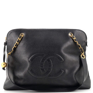Chanel Vintage Timeless Zip Tote Caviar Large