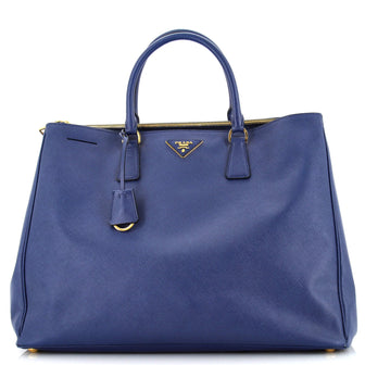 Prada Double Zip Lux Tote Saffiano Leather XL