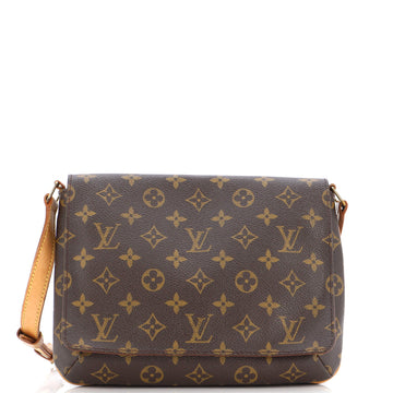 Louis Vuitton Musette Tango Handbag Monogram Canvas