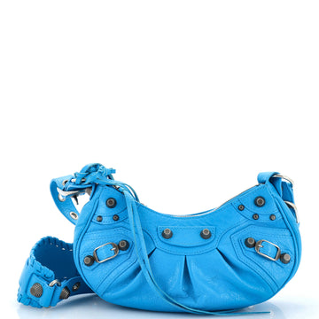 Balenciaga Le Cagole Giant Studs Shoulder Bag Leather XS