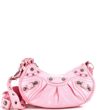 Balenciaga Le Cagole Giant Studs Shoulder Bag Leather XS