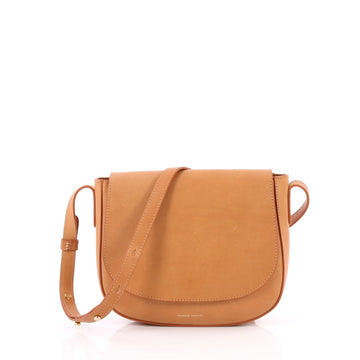 Mansur Gavriel Crossbody Leather Medium Brown 2229101