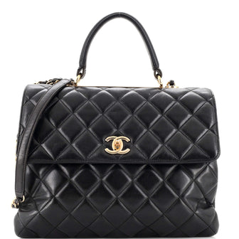 Chanel Trendy CC Top Handle Bag Quilted Lambskin Large