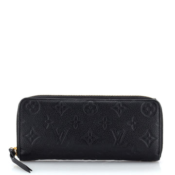 Louis Vuitton Clemence Wallet Monogram Empreinte Leather