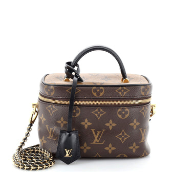 Louis Vuitton Vanity Handbag Reverse Monogram Canvas PM